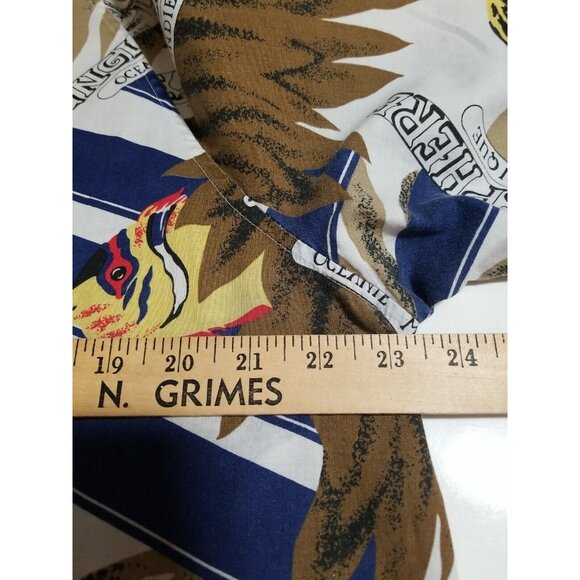 Vintage Peggy Lou California Blouse Women’s 42 (2X) Made USA Jungle Button Up - Picture 7 of 13